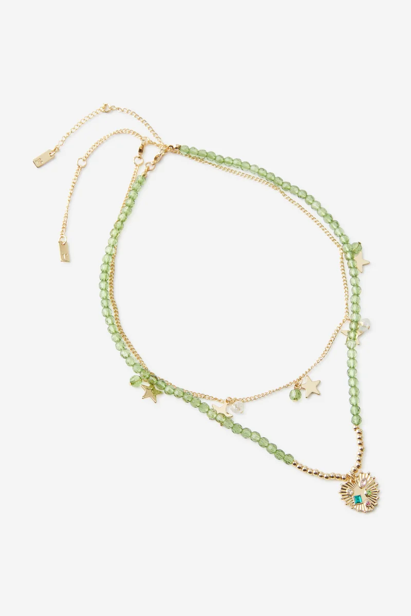 روبي 2Pk Beaded Necklace